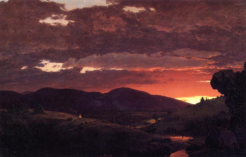 Twilight, Short arbiter twixt day and night', Frederic Edwin Church